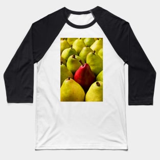 Red And Green Pears Baseball T-Shirt